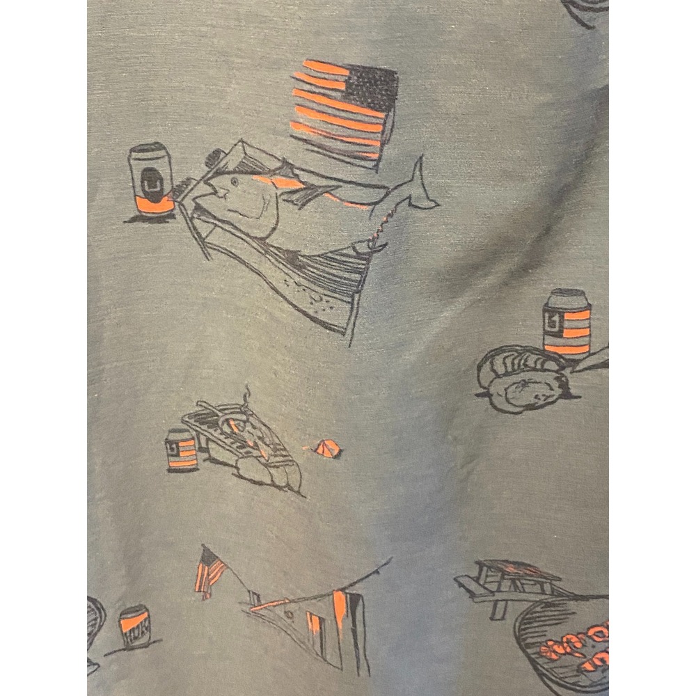 Huk Americooking Kona Performance Mens 2XL Fishing Shirt - Picture 3 of 6